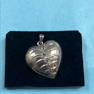 Late MCM Sterling Heart Pendant
